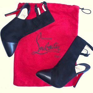 Christian Louboutin Black Ankle Boots